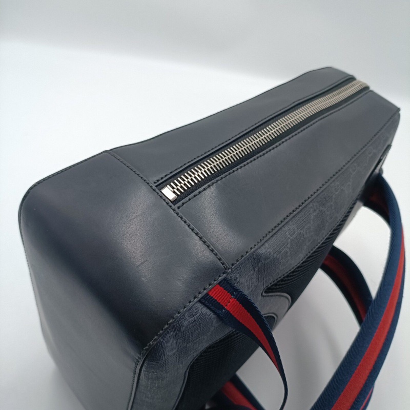 【復古機車風✨明星同款✨全網最低價】Gucci虎頭飛碟徽章特別版｜雙肩包｜背包｜電腦包｜書包-4