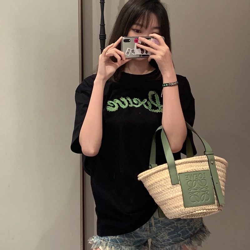 Loewe草編包-0