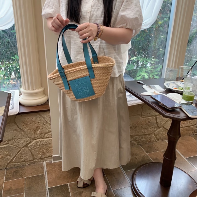 Loewe草編包-7