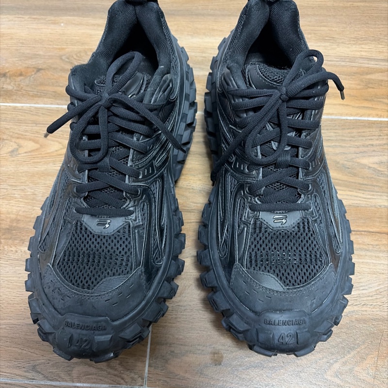 巴黎世家 輪胎鞋 42號 黑色-5