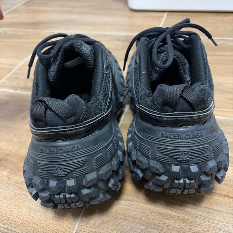 巴黎世家 輪胎鞋 42號 黑色-6