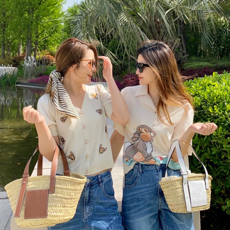 Loewe 草編包 老錢風度假必備 大號-2