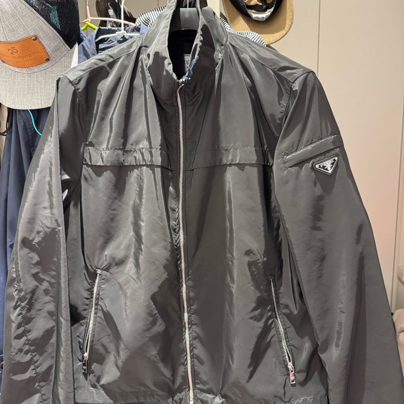 PRADA 外套 SGN998 尼龍 風衣 薄外套-1