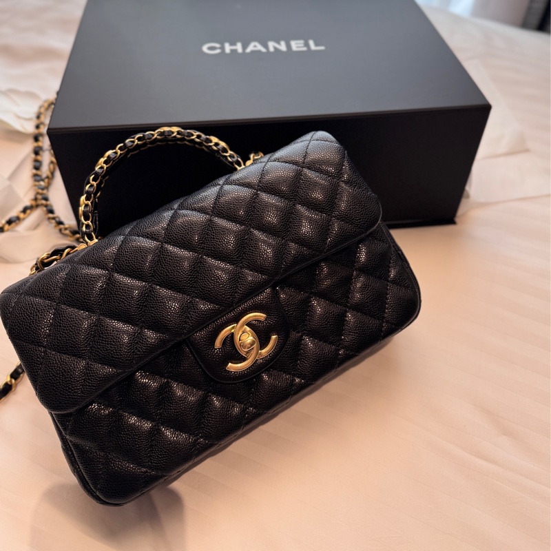 Chanel 25B荔枝牛皮手把CF-2