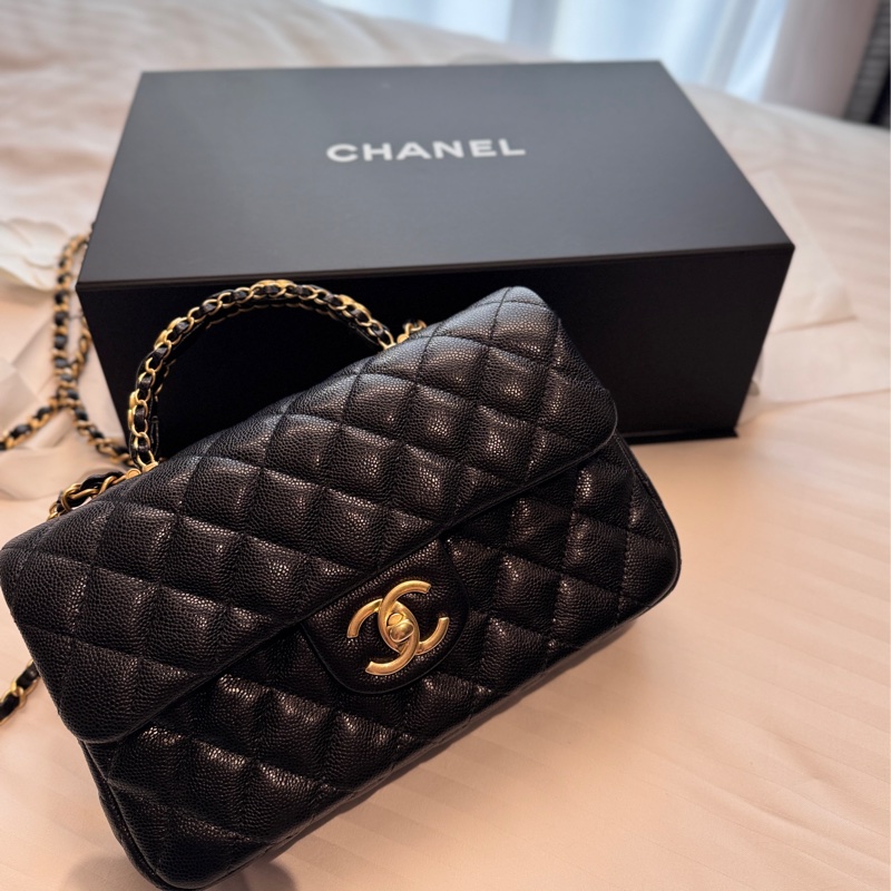 Chanel 25B荔枝牛皮手把CF-4