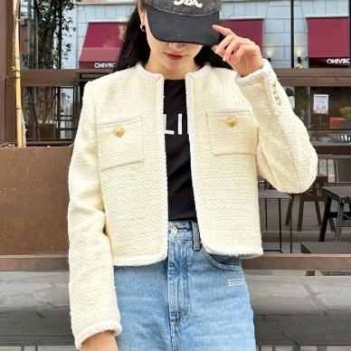 ❤️ CELINE 百搭爆款 米色優雅外套-1