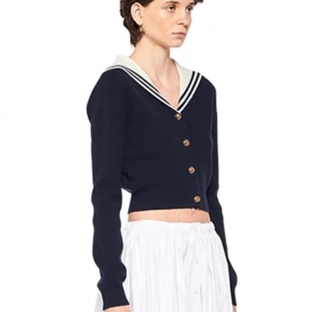 ❤️MIU MIU 明星款 海军领上衣-3