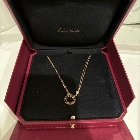 Cartier love necklace項鍊