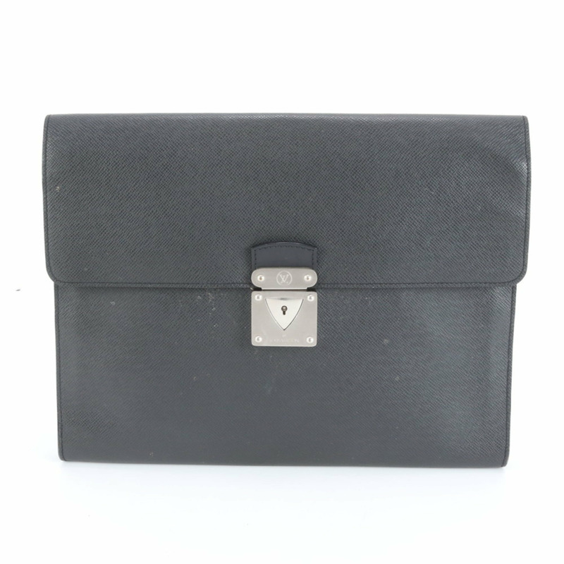 路易威登 Taiga Minute Ardoise M31062 男士皮革第二包/手拿包-0