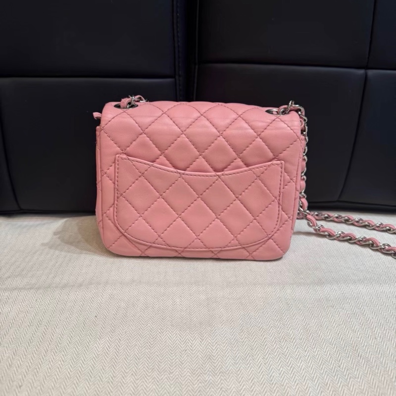 【94新 ✨ 全網最低價！】香奈兒Chanel 粉色 方胖子 羊皮 12開   (下單前先詢問庫存❗️）-2