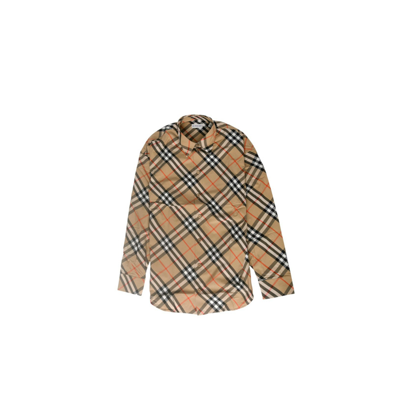 Check Cotton 恤衫-3