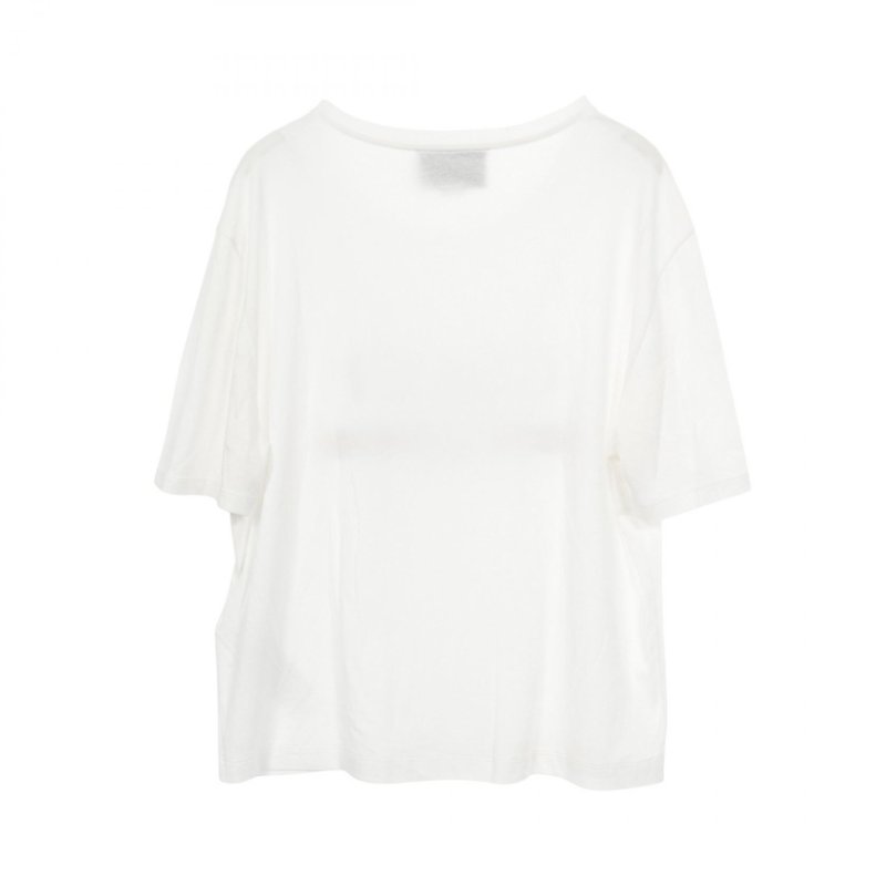 GUCCI 標誌水洗T卹,純棉,白色,L碼,二手男款-1