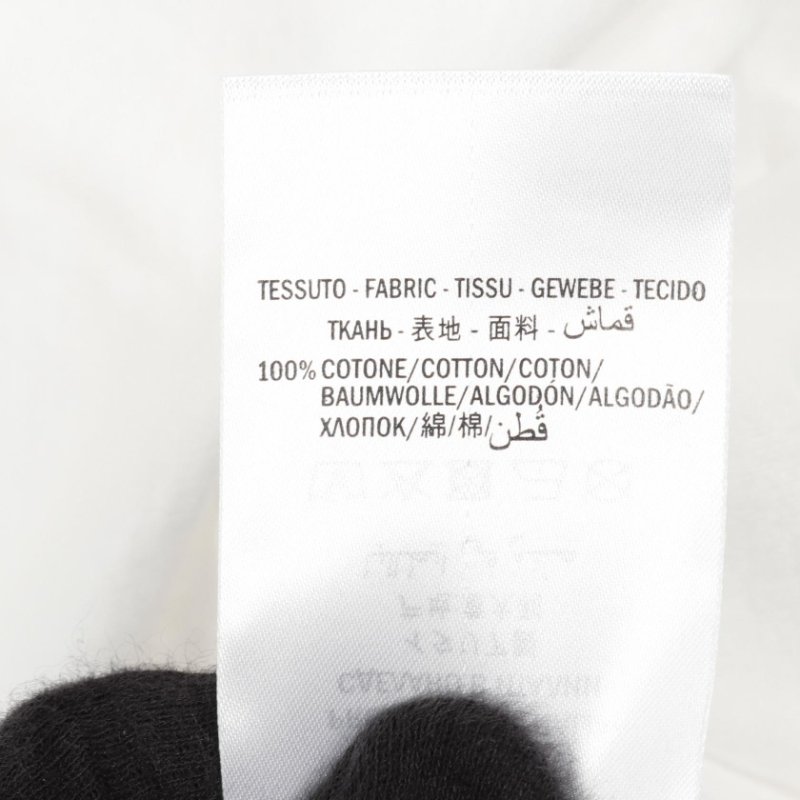 GUCCI 標誌水洗T卹,純棉,白色,L碼,二手男款-3