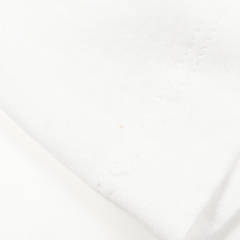 GUCCI 標誌水洗T卹,純棉,白色,L碼,二手男款-5