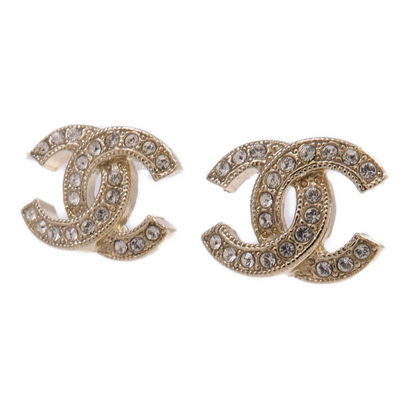 CHANEL 金屬/水晶Earrings耳環-1