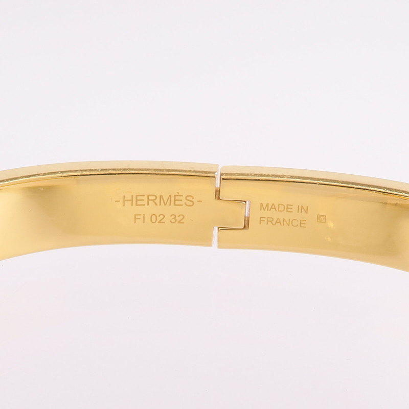 HERMES 金屬Mini Clic Chaine D'Ancre手鐲-6