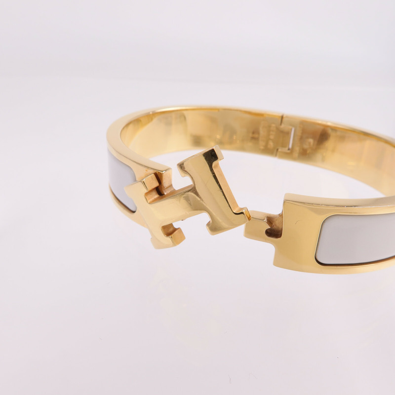 HERMES 金屬Clic H Bracelet手鐲-4