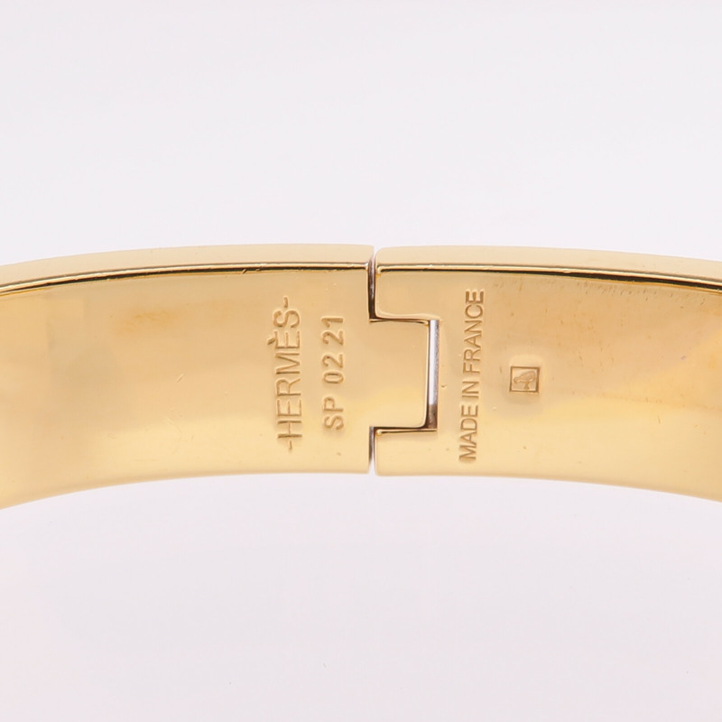 HERMES 金屬Clic H Bracelet手鐲-5