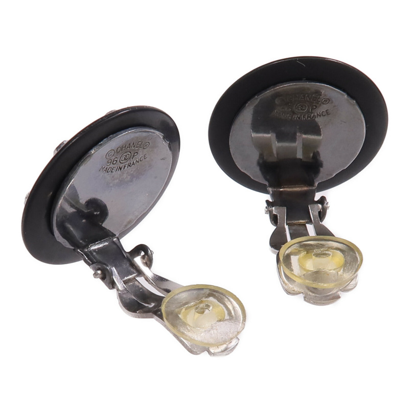 CHANEL 金屬/水晶Clip On Earrings耳環-3