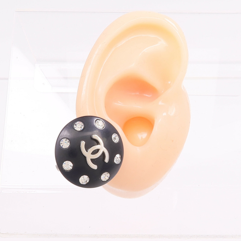 CHANEL 金屬/水晶Clip On Earrings耳環-7