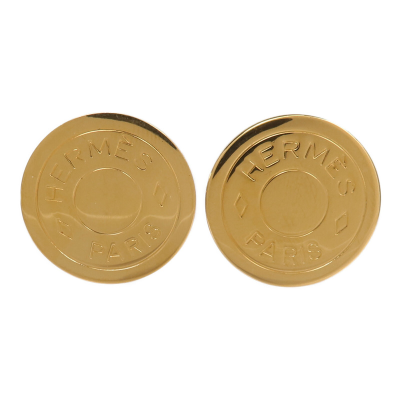 HERMES 金屬Clou De Selle Earrings夾式耳環-0