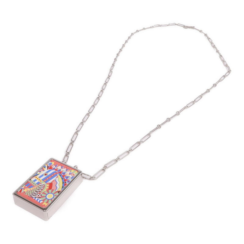 HERMES 金屬Locket Necklace項鍊-3
