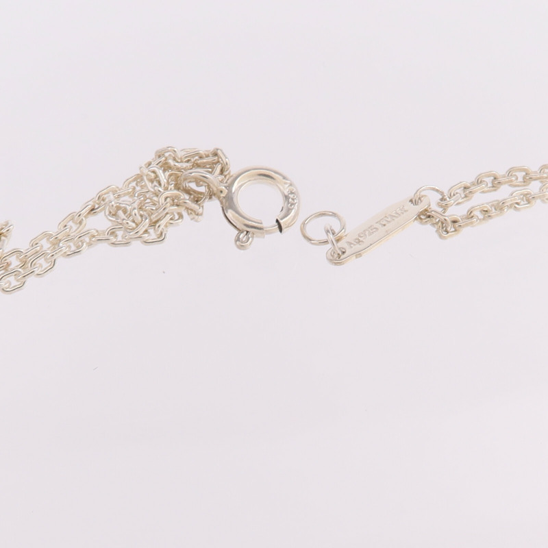 TIFFANY＆CO 925純銀Double Link Pendant Necklace項鍊-4