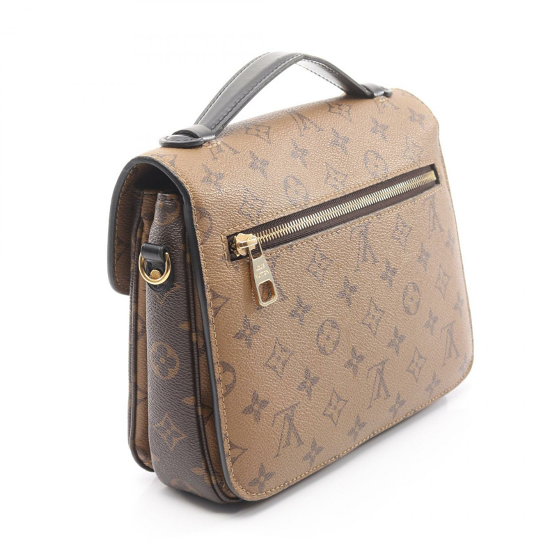 路易威登 Pochette Metis MM 單肩手提包 M44876 Monogram Reverse 二手 LV-1