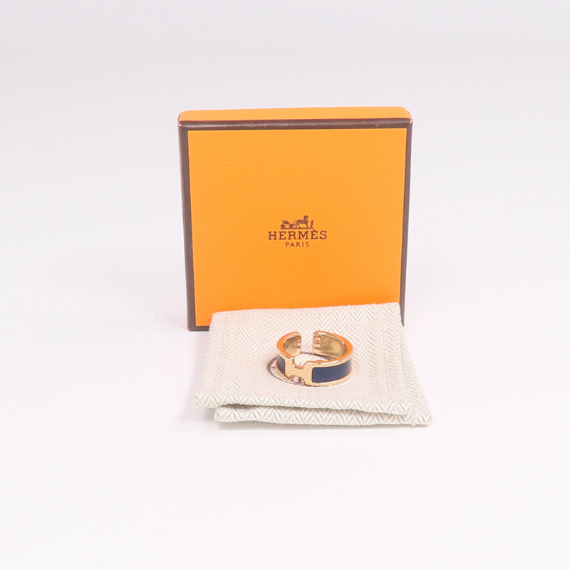 HERMES 金屬/皮革Olympe Ear Cuff Large耳夾-7