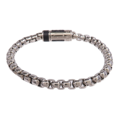 LOUIS VUITTON Monogram Eclipse/金屬Monogram Chain Bracelet