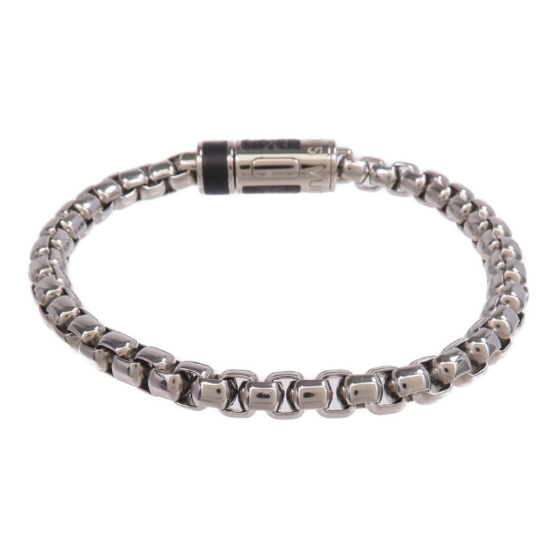LOUIS VUITTON Monogram Eclipse/金屬Monogram Chain Bracelet-0