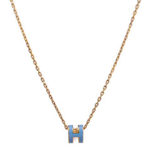 HERMES 金屬Mini Pop H項鍊