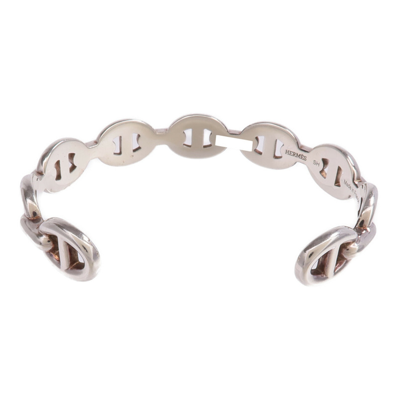 HERMES 925純銀Chaine D'ancre Enchainee Bracelet手鐲-2