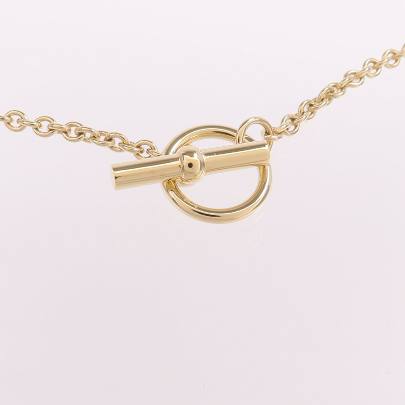 HERMES 金屬Mini Maillon Pendant項鍊-4