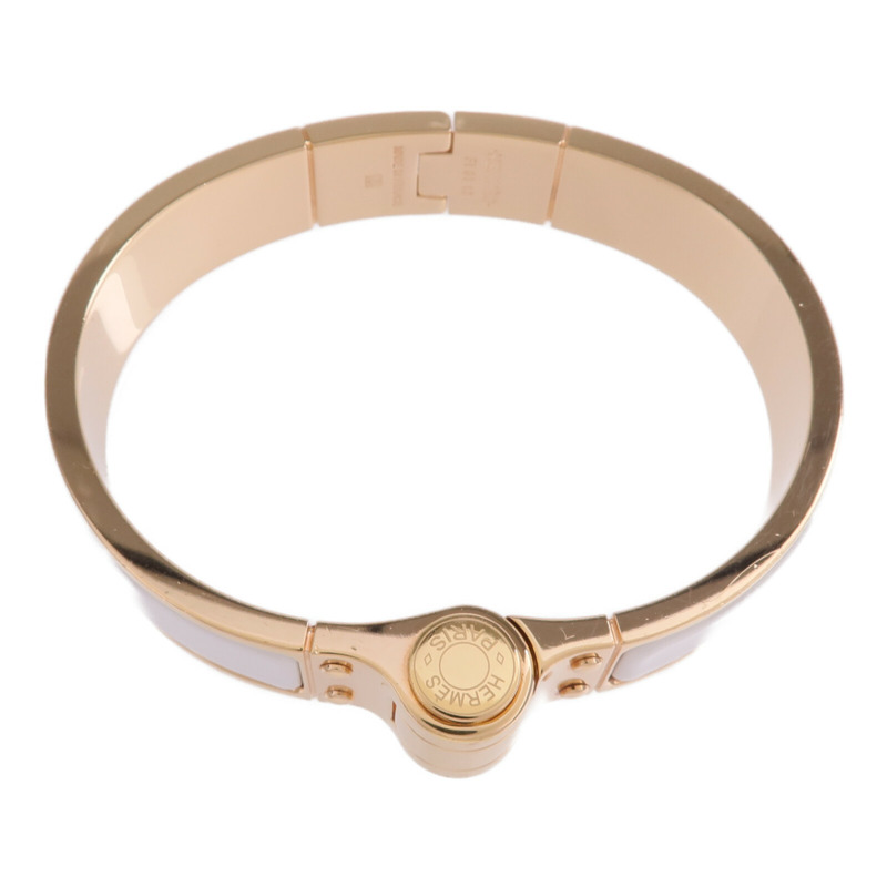 HERMES 金屬Charniere Bracelet金扣手鐲-3