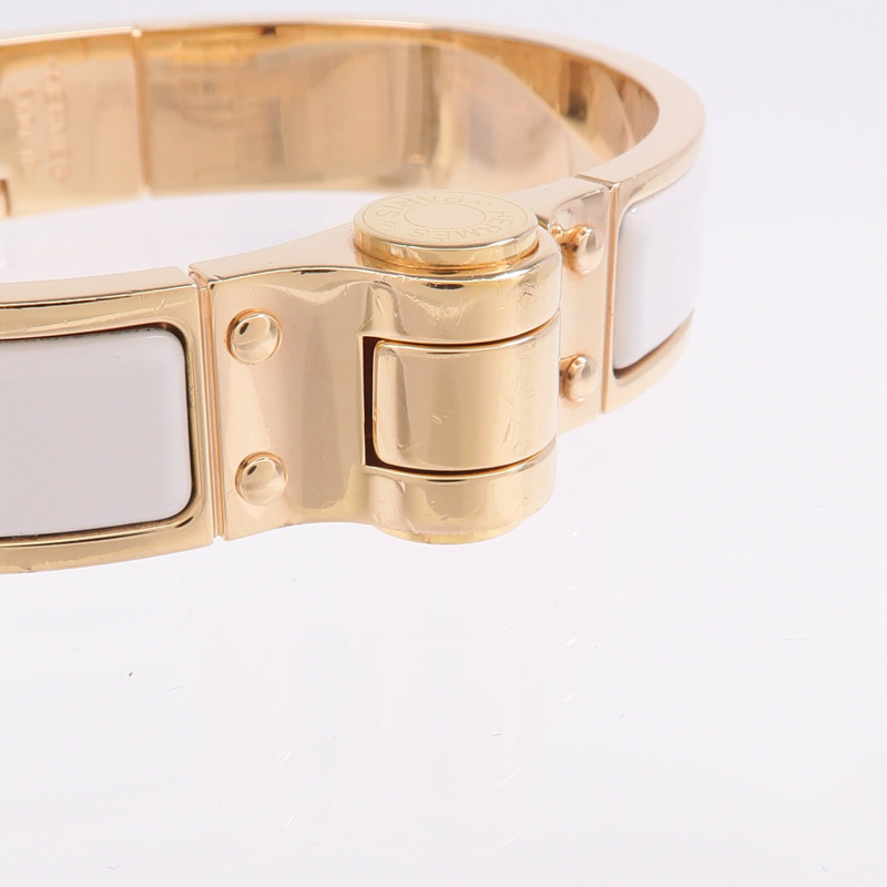 HERMES 金屬Charniere Bracelet金扣手鐲-4