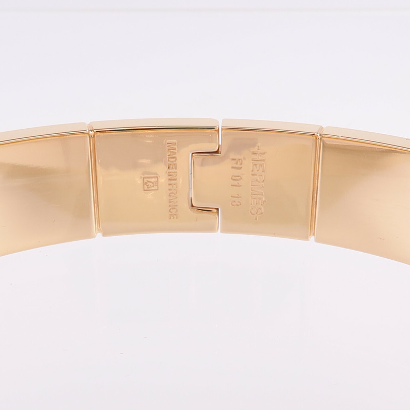 HERMES 金屬Charniere Bracelet金扣手鐲-5