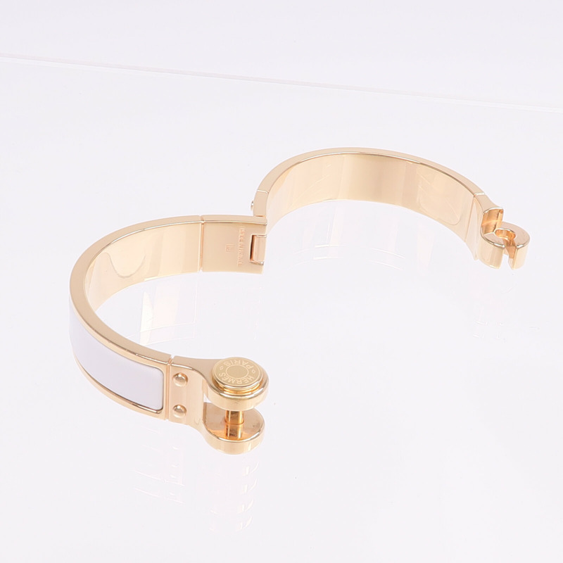 HERMES 金屬Charniere Bracelet金扣手鐲-7