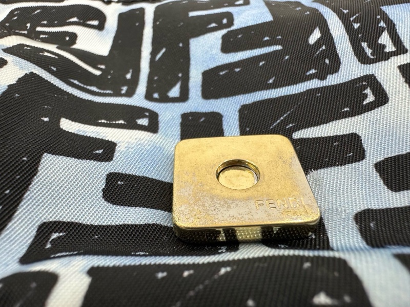 Fendi 芬迪 加州天空 聯名logo 法國包 尺寸18×10 肩斜背包-14