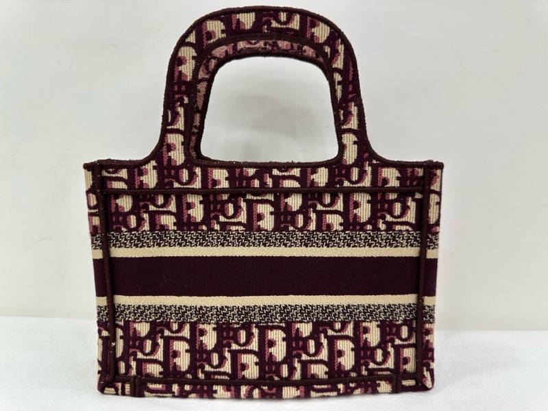 Dior迪奧刺繡款老花mini tote手提包,底長22厘米,19年編碼-2