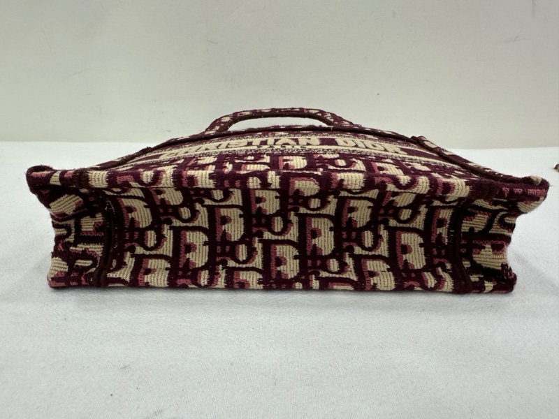 Dior迪奧刺繡款老花mini tote手提包,底長22厘米,19年編碼-5