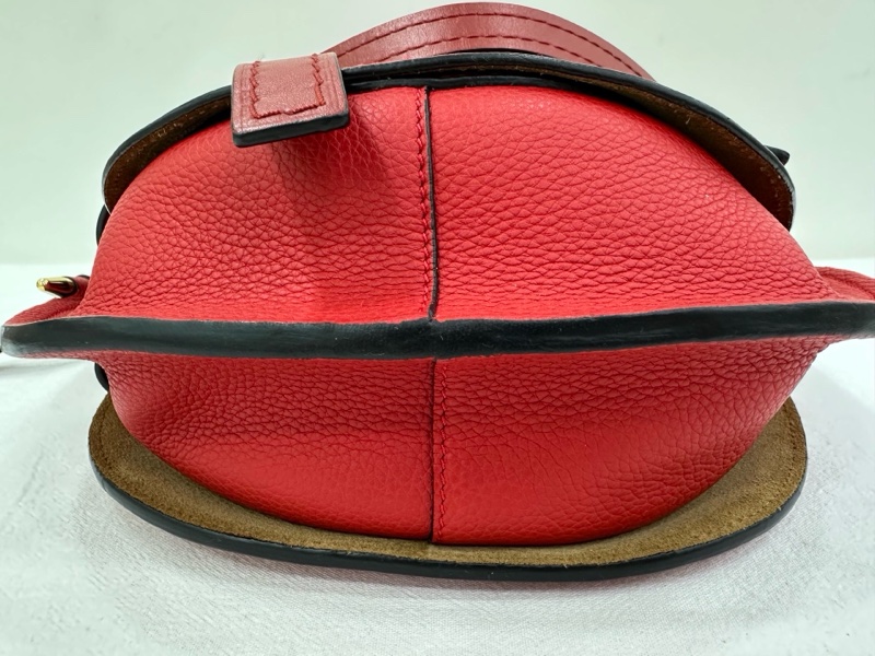 LOEWE/羅意威gate中型紅色馬鞍肩斜背包-2