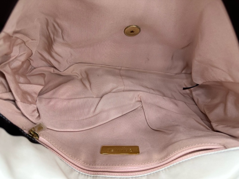 Chanel香奈兒帆布塗鴉19bag maxi大號 鐳射30開 尺寸:36*25*11-7