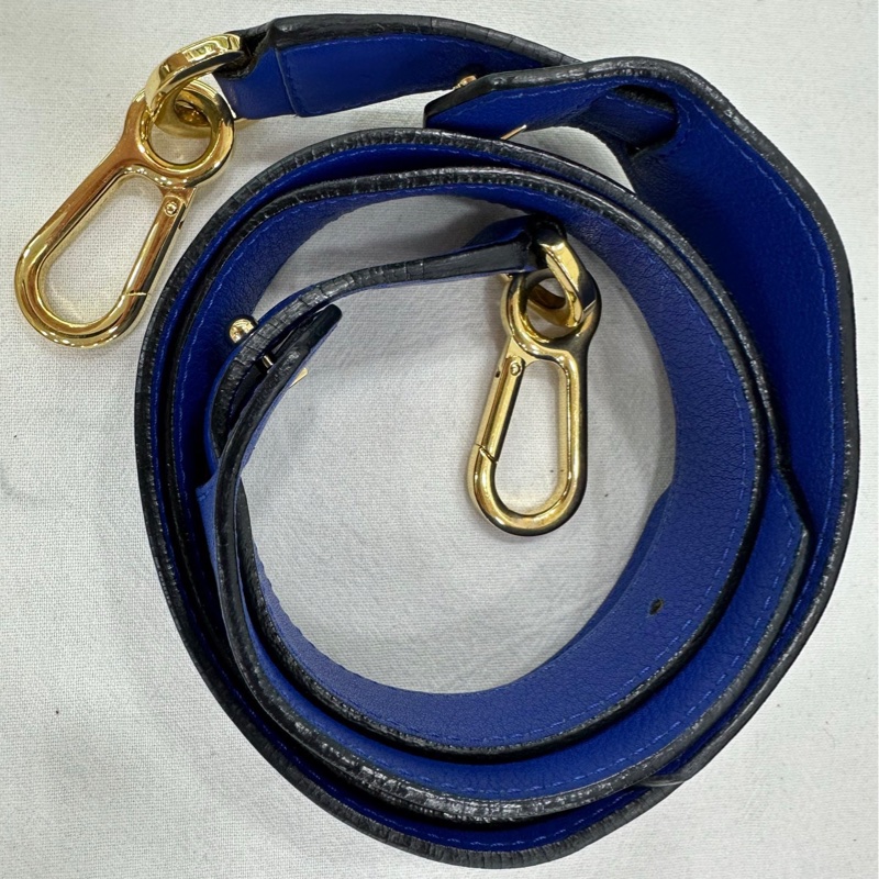 Loewe 羅意威 Puzzle 系列 小號藍色幾何包 有使用痕跡 尺寸:24×15-7