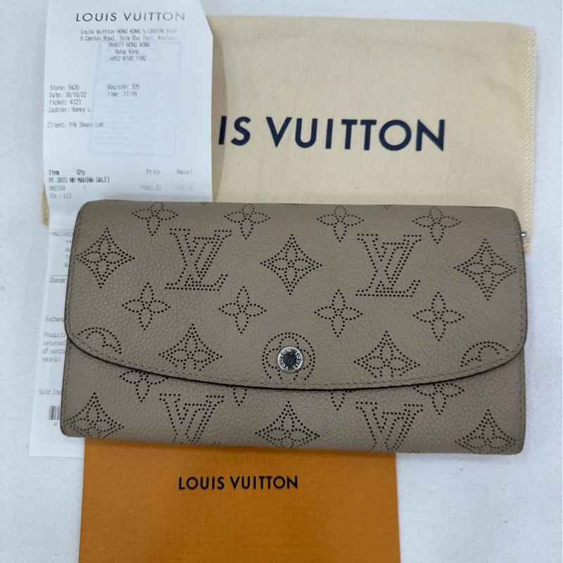 Louis Vuitton路易威登 月光女神 Monogram圖案鏤空 長版皮夾 晶片-0