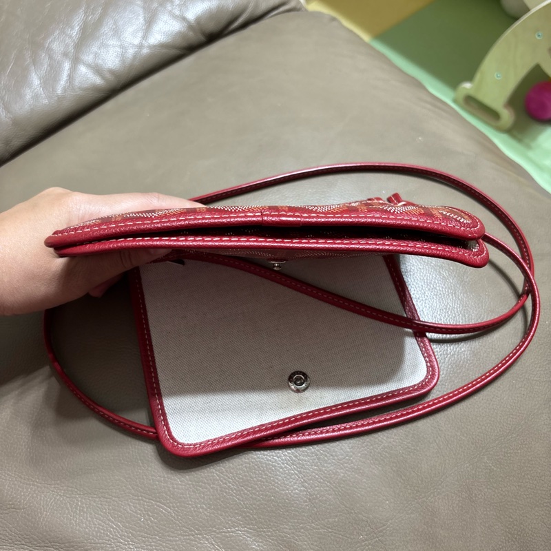 Goyard plumet紅色包-7