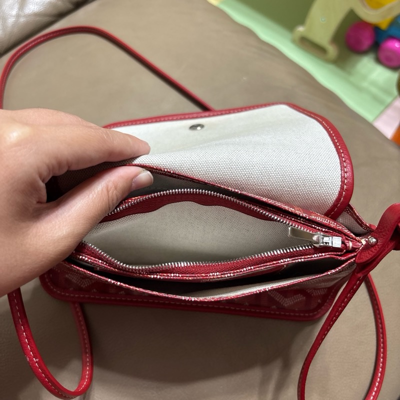 Goyard plumet紅色包-8