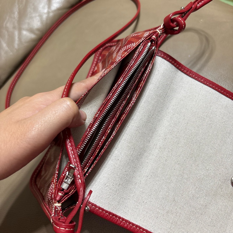 Goyard plumet紅色包-9