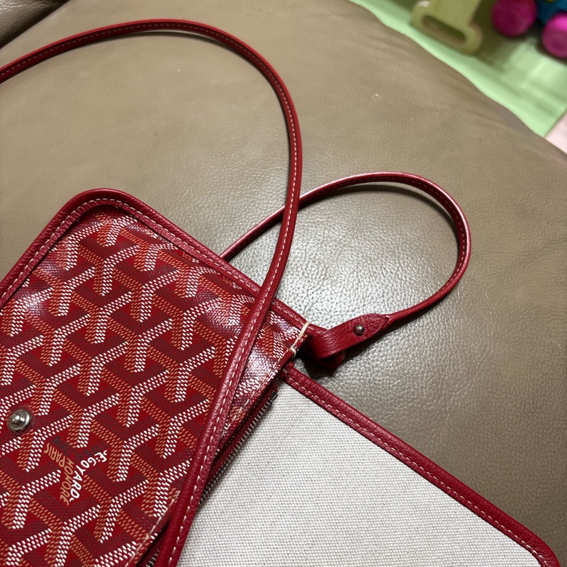Goyard plumet紅色包-10