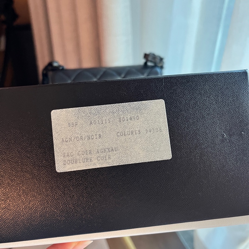 香奈兒CHANEL So Black 中古包 稀有全黑系列側背老香 方胖粗背帶肩背款-6